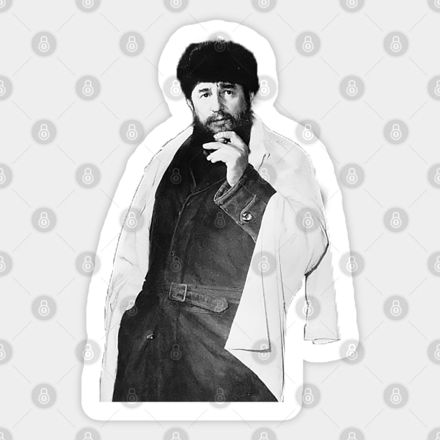 Dripped Out Fidel Castro Sticker by RevolutionToday